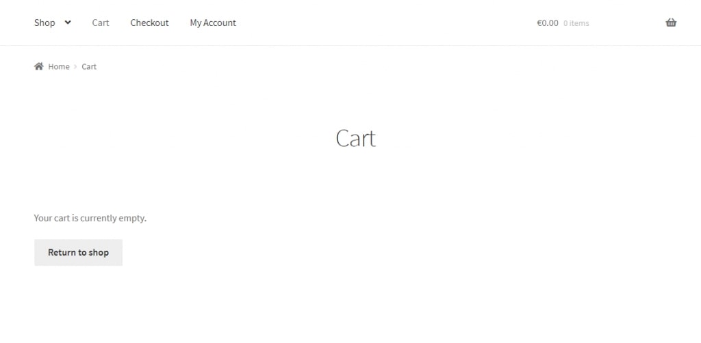 Image showing checkout redirects which will be altered after applying function named Show Checkout Even If Cart is Empty
